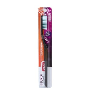LuLu Toothbrush Sturdy Medium Assorted Color 1pc