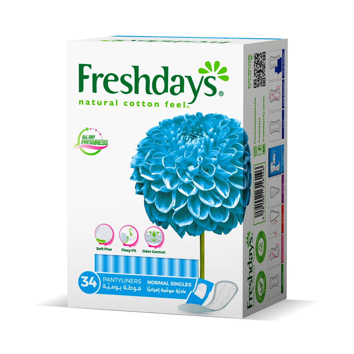 Freshdays Daily Liners Single Normal 34pcs