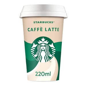 Starbucks Caffe Latte Coffee Drink 220 ml