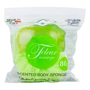 Zeca Apple Scented Body Sponge 1 pc