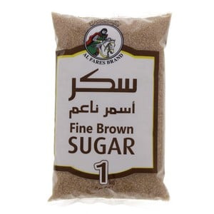 Al Fares Brand Fine Brown Sugar 1 kg