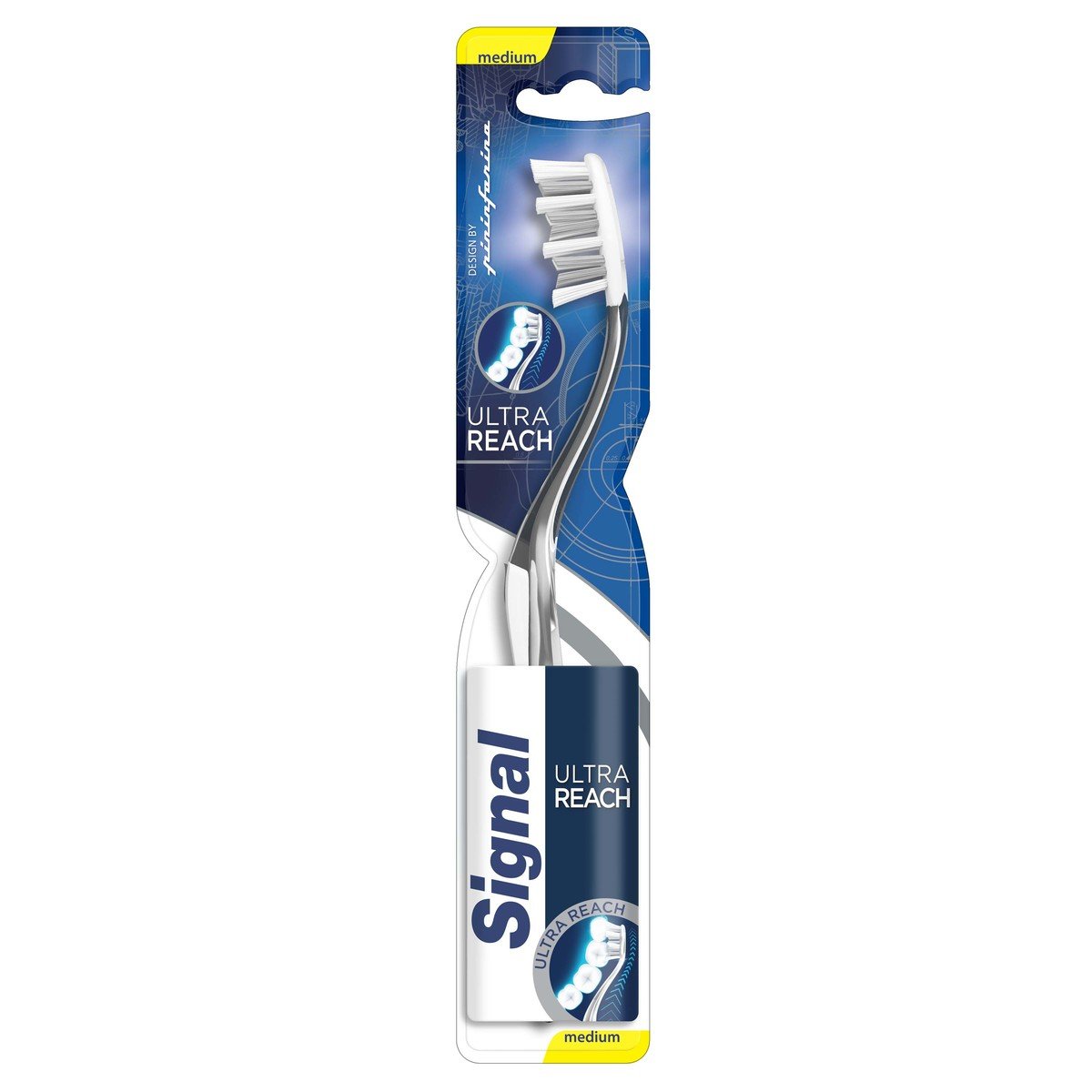 Signal Toothbrush Ultra Reach Medium 1 pc Assorted Color