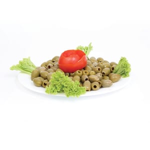 Greek Green Pitted Olives Jumbo 300 g