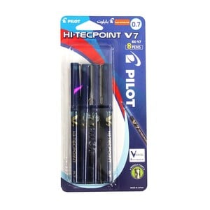 Pilot Hi-Tecpoint Pen 8pc Pack BX-V7-BT8 Assorted
