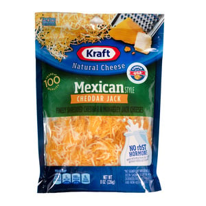 Kraft Mexican Cheddar Cheese Jack 226 g