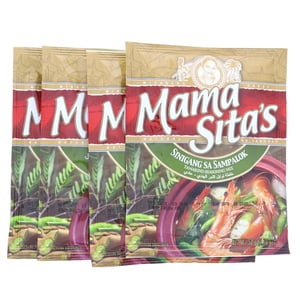 Mama Sita's Tamarind Seasoning Mix Value Pack 4 x 50 g