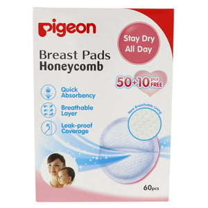 Pigeon Honeycomb Breast Pads 60 pcs