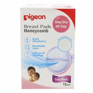 Pigeon Breast Pads Honeycomb 12 pcs