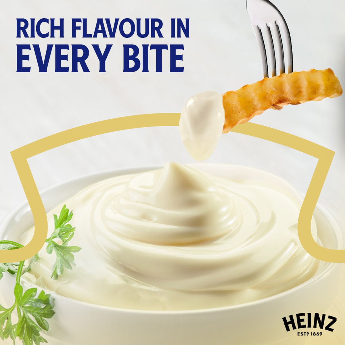 Heinz Real Garlic Mayonnaise Top Down Squeezy Bottle 225 ml
