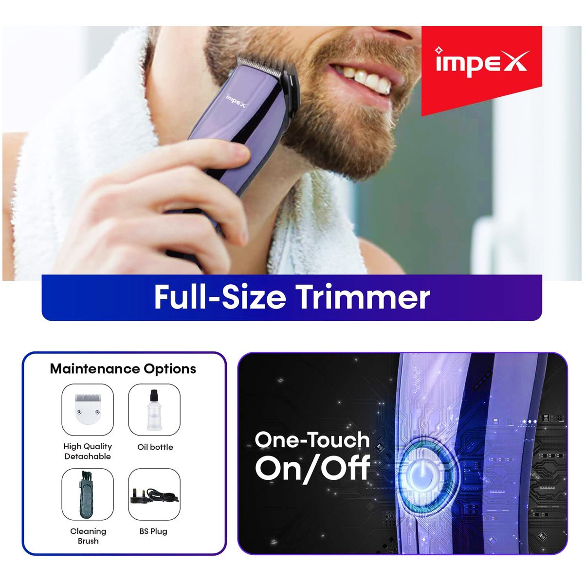 Impex Rechargeable Hair Clipper IH-C3