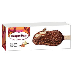 Haagen-Dazs Ice Cream Sticks Vanilla Caramel Almond 80 ml