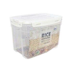 جي سي جي حاوية تخزين الأرز بلاستيكية 1399 18.2 لتر 24x36.5x26 سم