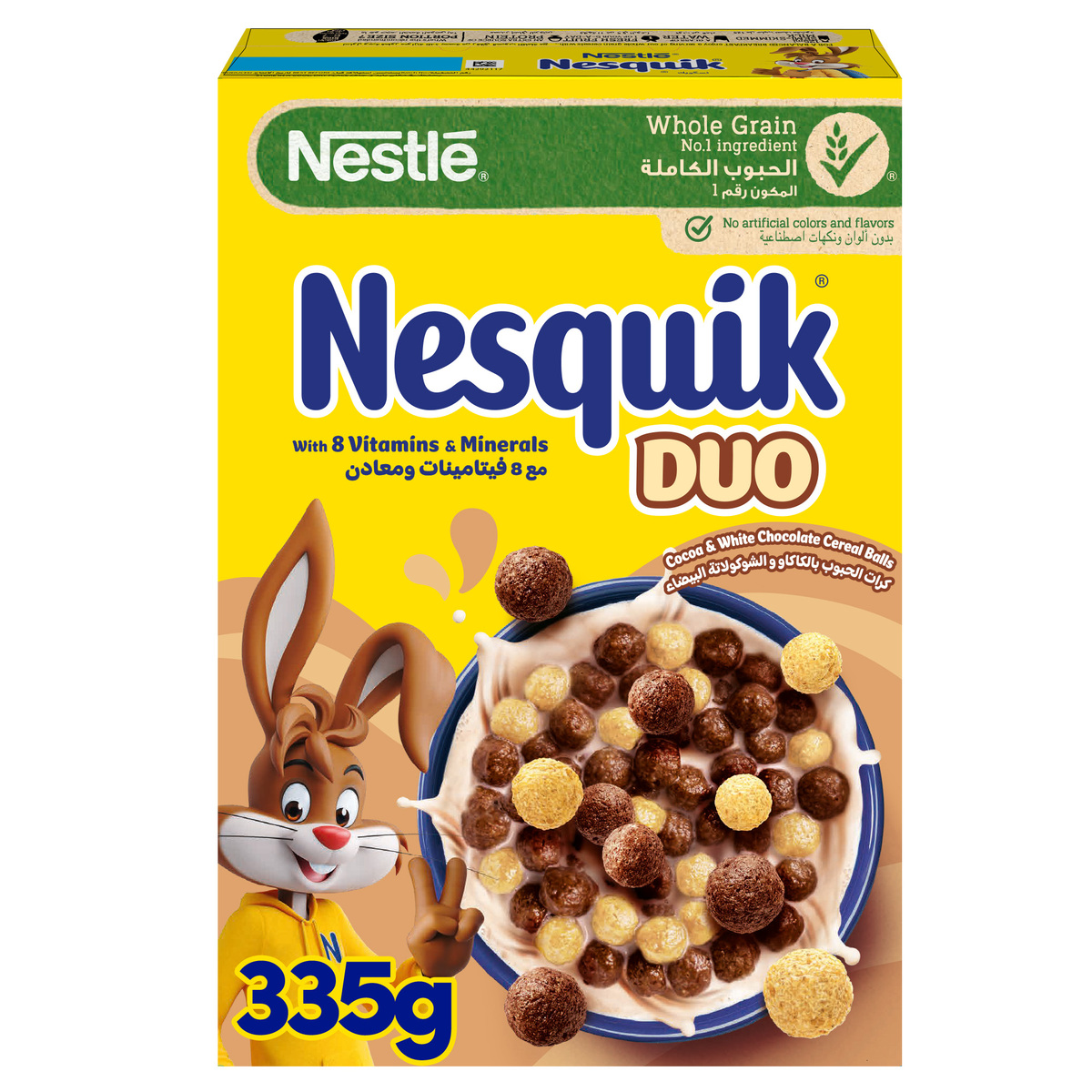 Nestle Nesquik Duo Breakfast Cereal 335 g