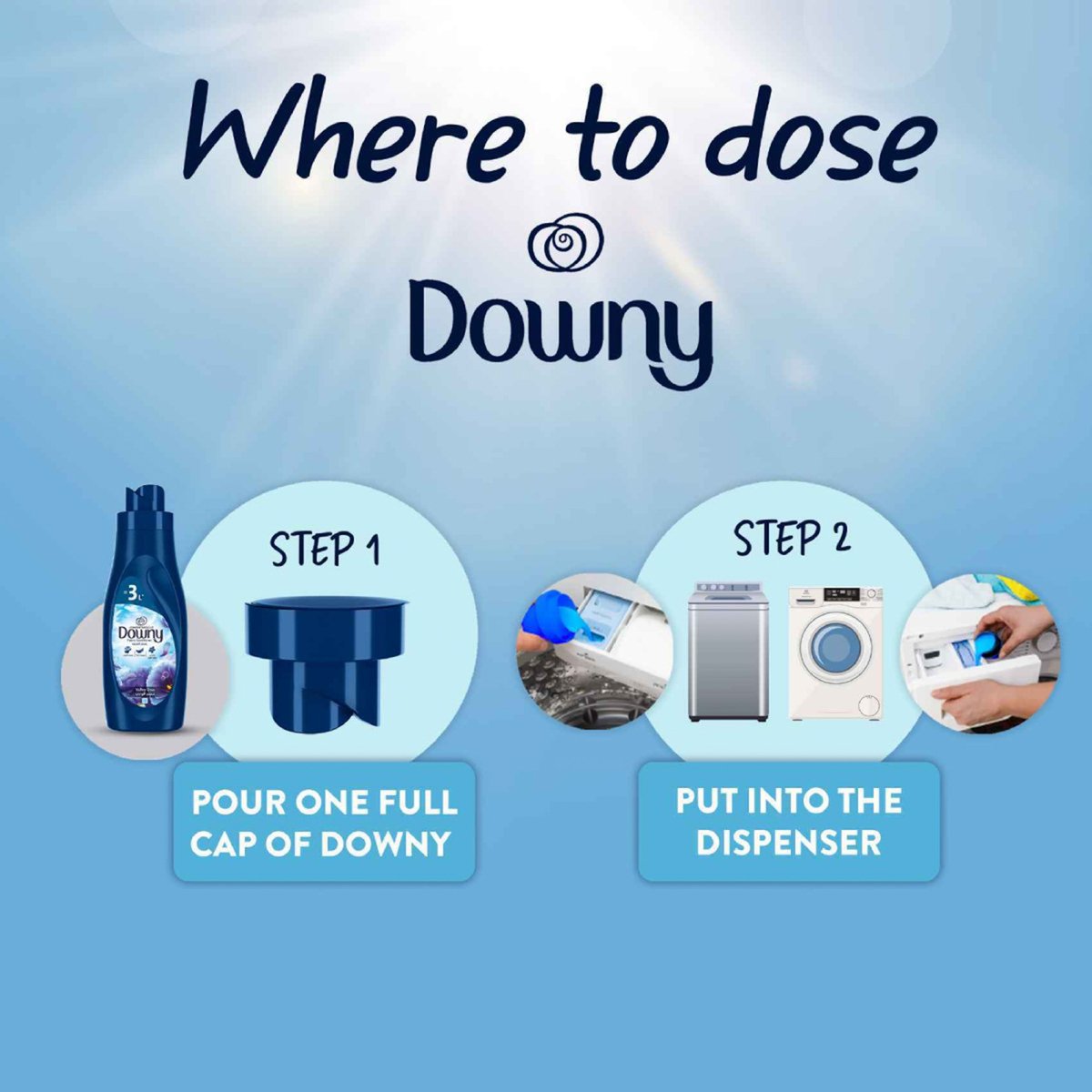 Downy Lavender & Musk Concentrate Fabric Conditioner Value Pack 2 Litres