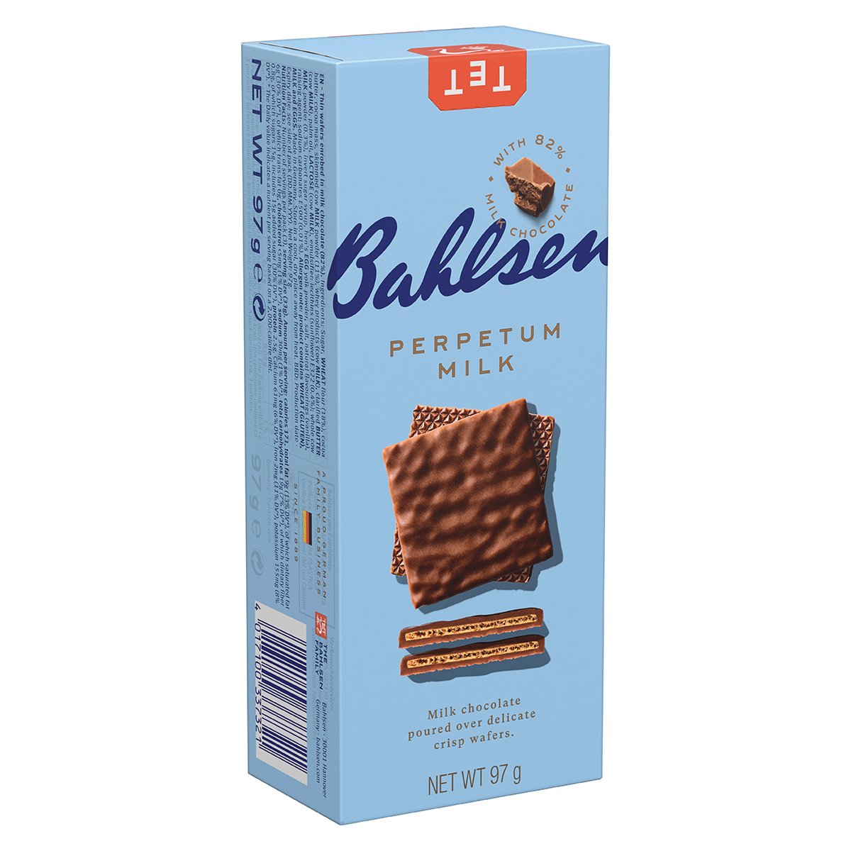 Bahlsen Perpetum Wafer Milk Chocolate 97 g