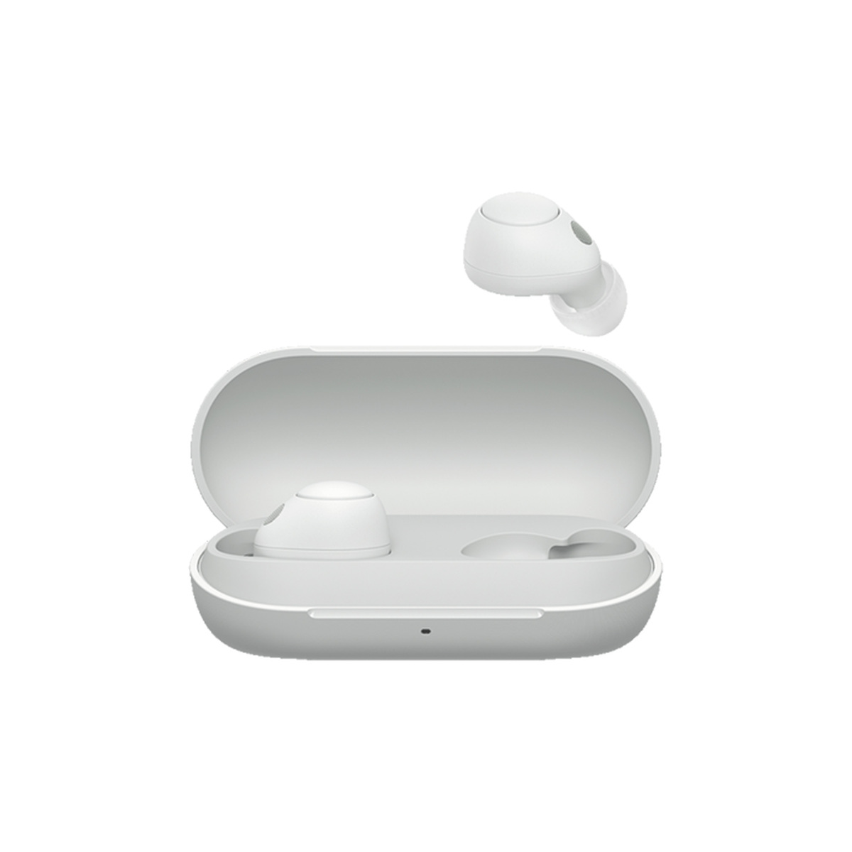 Sony True Wireless Earbuds With Noise Cancellation, White, WFC700