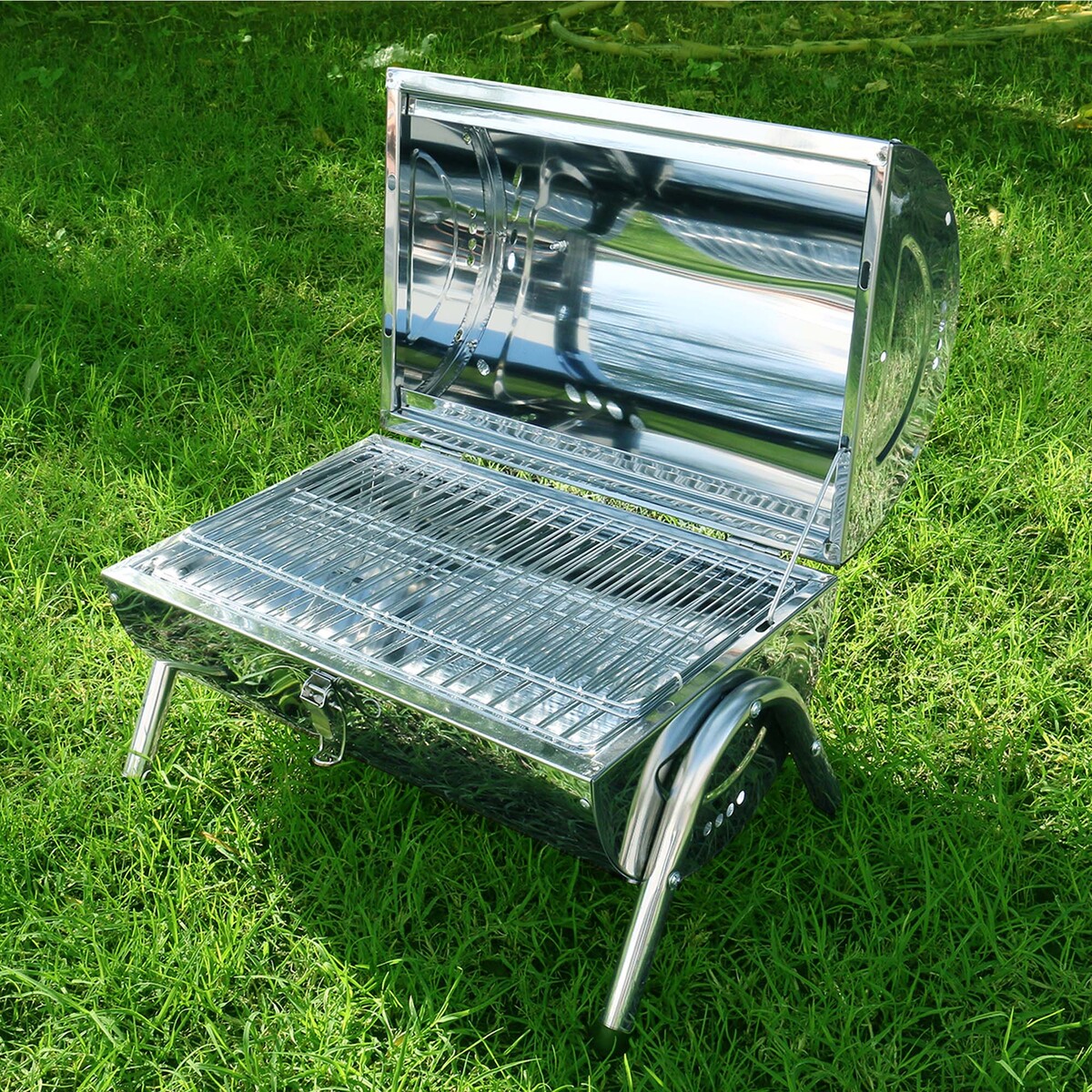 Campmate Stainless Steel BBQ Grill Stand, BBQG-22012