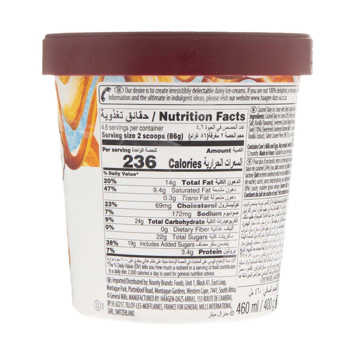 Haagen-Dazs Salted Caramel Ice Cream 460 ml