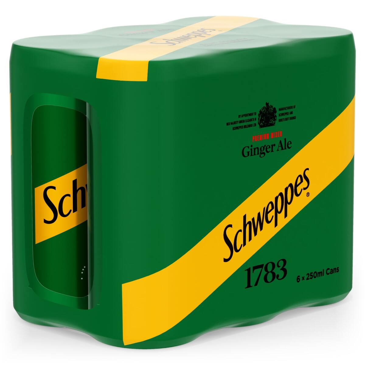 Schweppes Premium Mixer Ginger Ale 6 x 250 ml