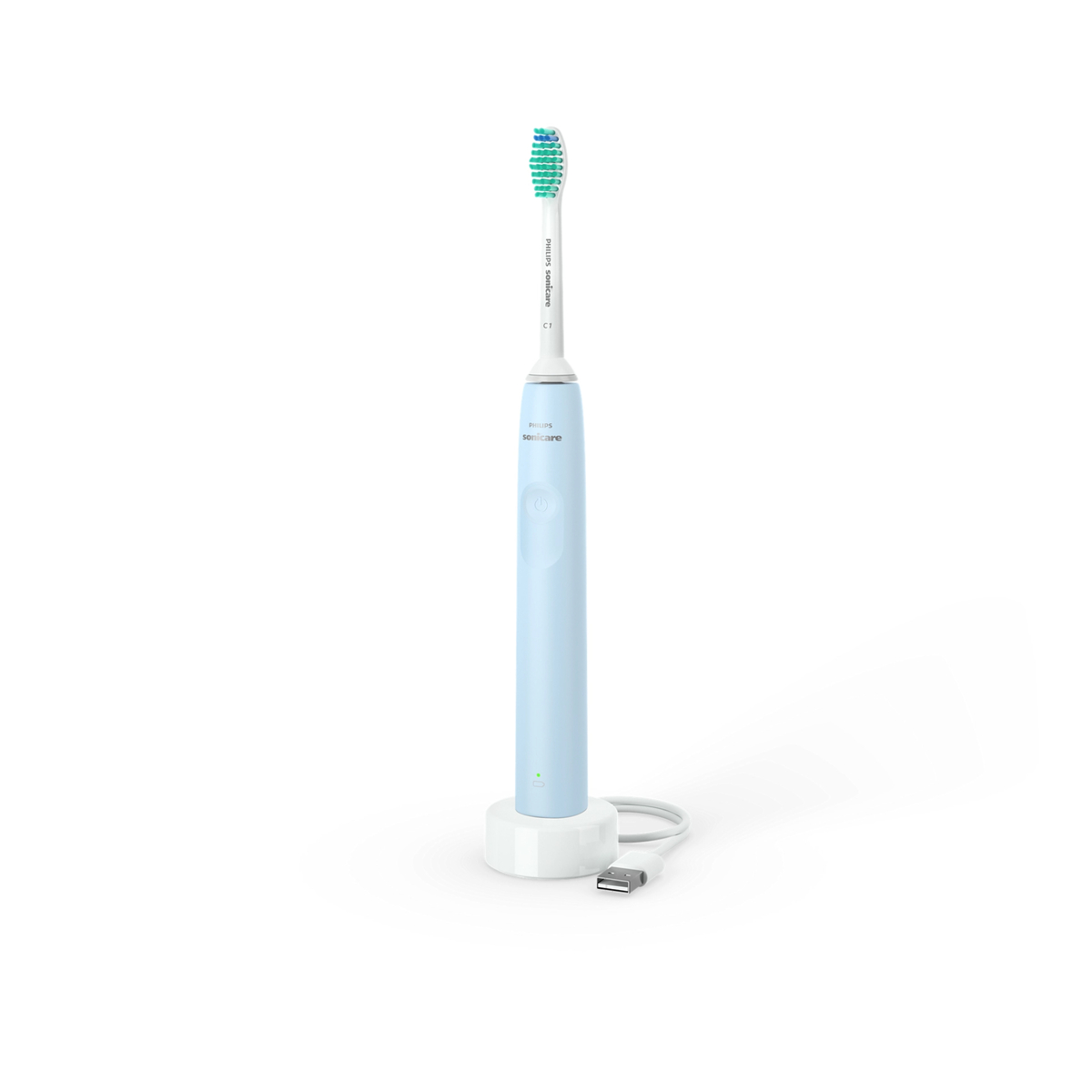 فيلبس سونيكير فرشاة أسنان كهربائية سلسلة 2100 ، أزرق فاتح ، HX3651/12