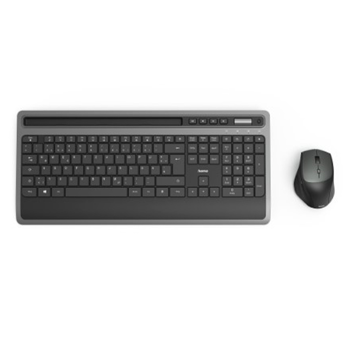Hama KMW-600 Multimedia Wireless Keyboard,Mouse Set, black,anthracite, QWERTY GULF (D3182685)