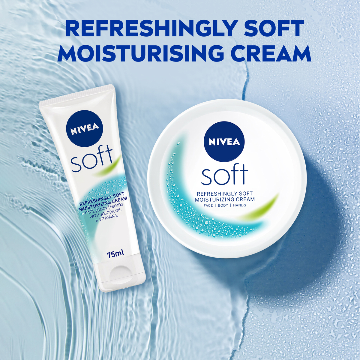 Nivea Moisturising Cream Soft Refreshing Jar 300 ml