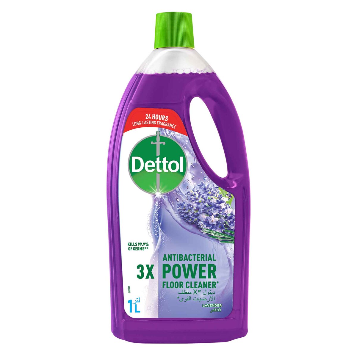 Dettol Anti-Bacterial Power Floor Cleaner Lavender 1 Litre