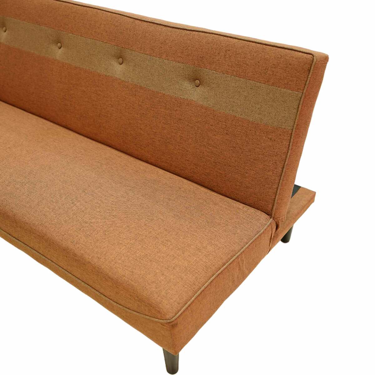 Sofa Bed Fabric Dark Brown