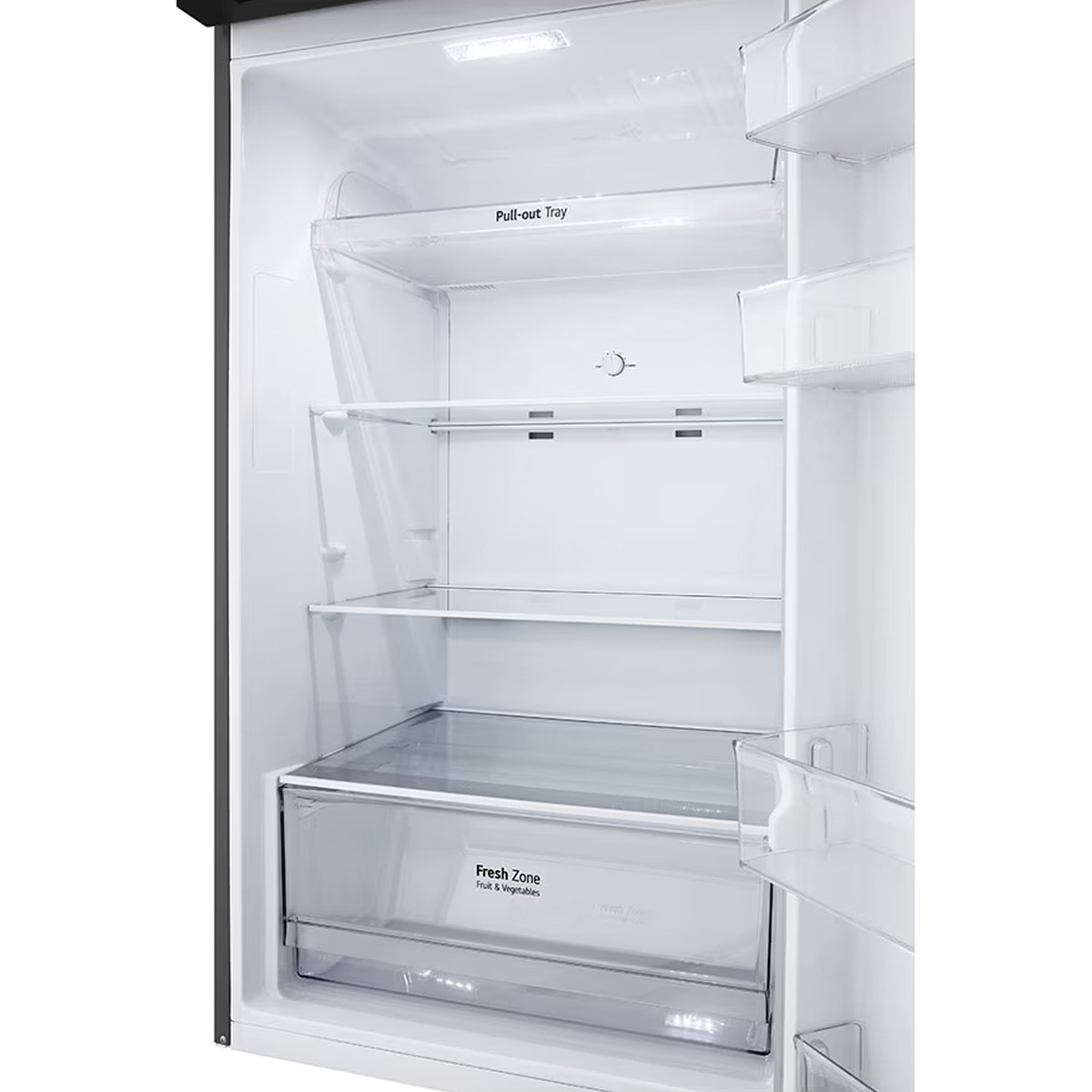 LG Double Door Refrigerator, 375 L, Silver, GN-B472PQMB