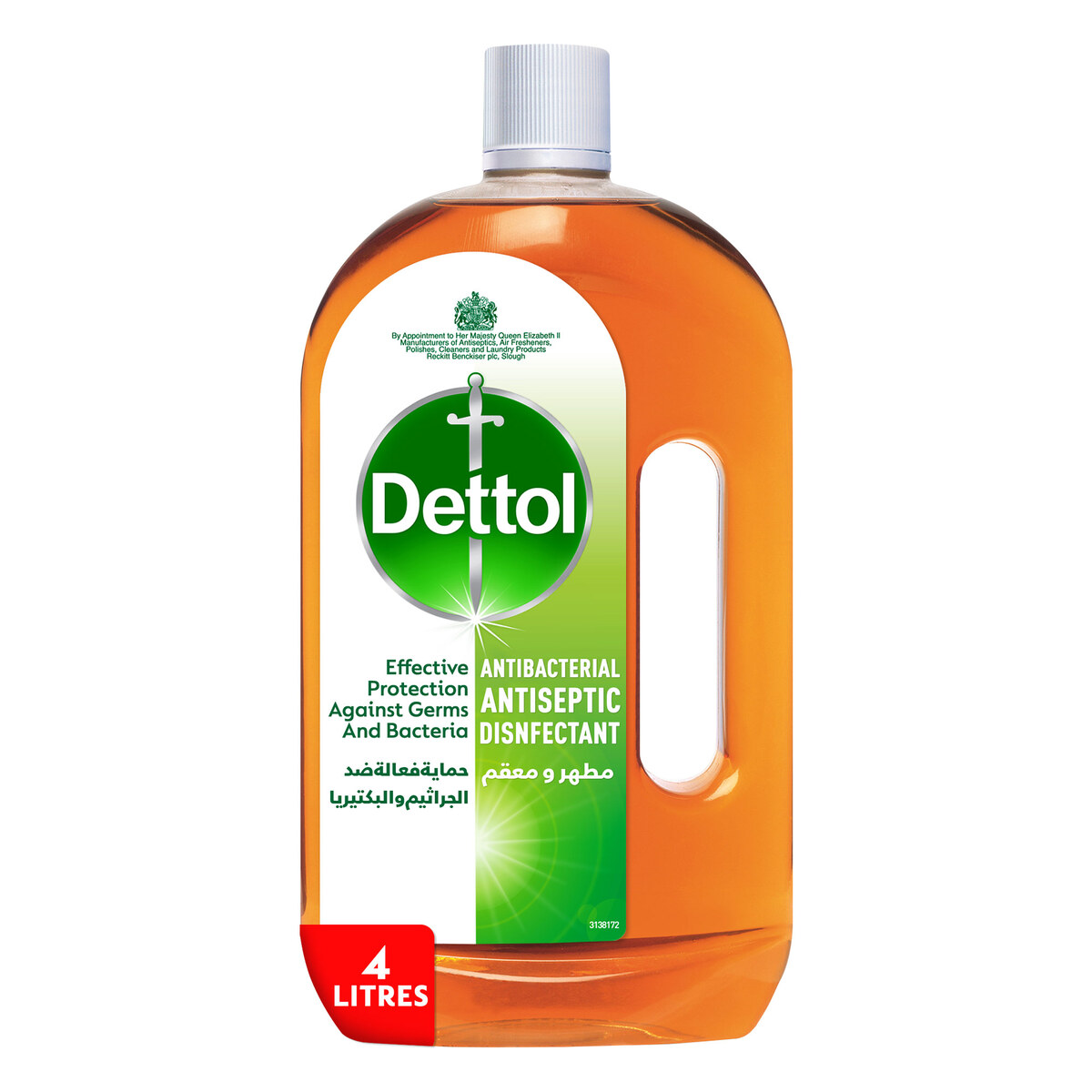 Dettol Antiseptic Antibacterial Disinfectant Liquid 4 Litres