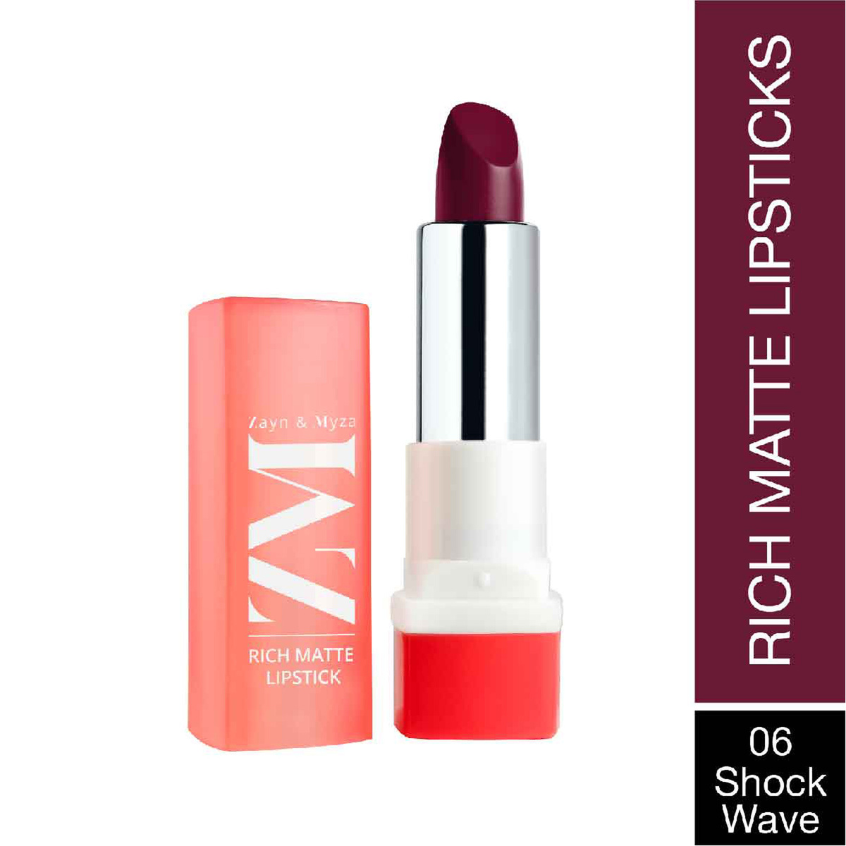 Zayn & Myza Shock Wave Rich Matte Lipstick, 4.2 g