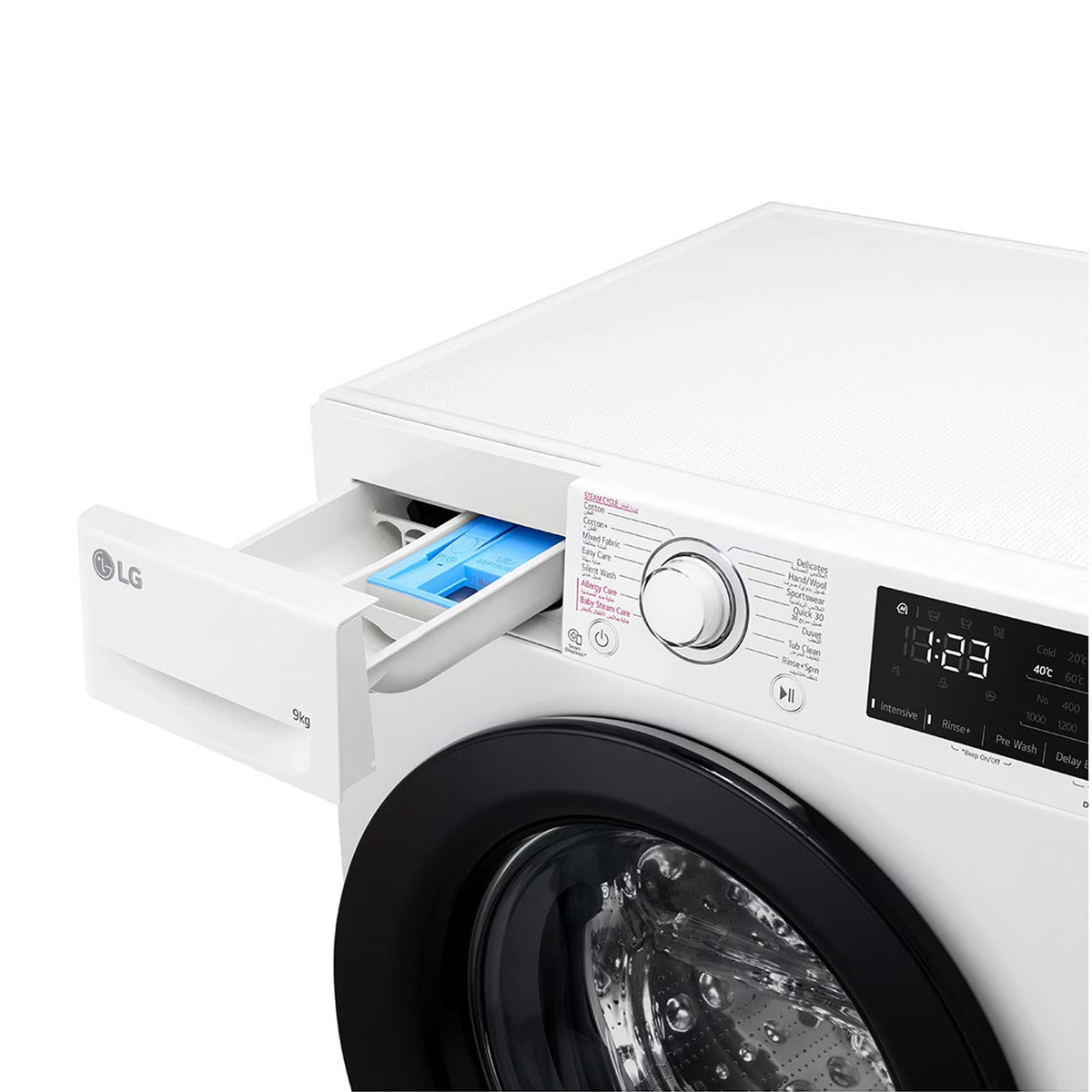 LG 9 Kg Vivace Front Load Washing Machine, White, F4R3VYG6W