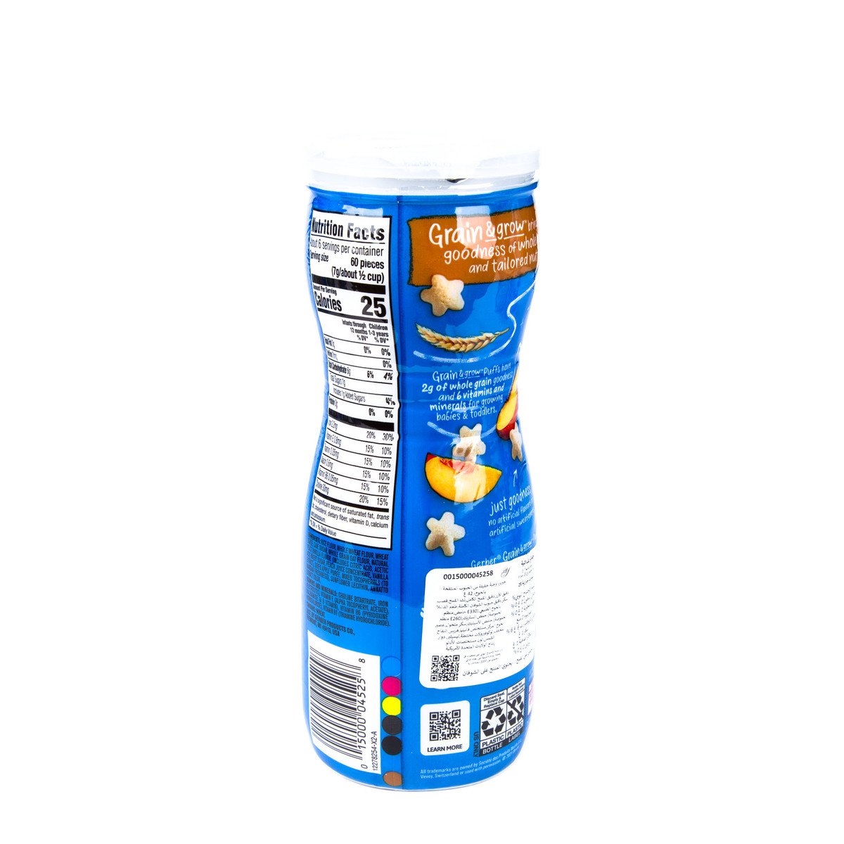Gerber Puffs Cereal Snack Peach 42 g