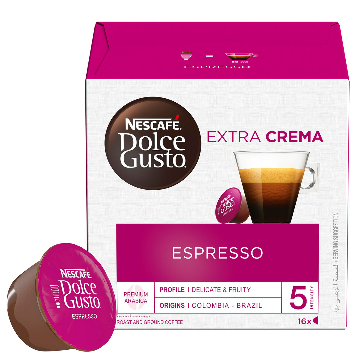 Nescafe Dolce Gusto Espresso Coffee Capsules 16 pcs
