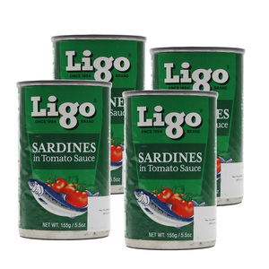 Ligo Sardines In Tomato Sauce Value Pack 4 x 155 g