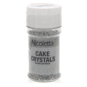Nicoletta Cake Silver Crystals 50 g