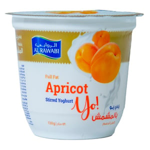 Al Rawabi Stirred Yoghurt Apricot 130 g