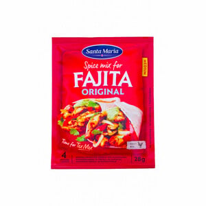 Santa Maria Spice Mix For Fajita Original Medium 28 g