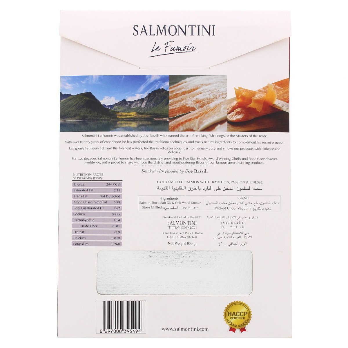 Salmontini Smoked Salmon 100 g