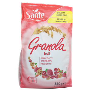 Sante Granola Crispy Cereal Flakes Fruit 350g
