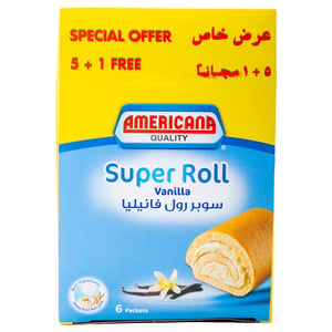 Americana Super Roll Vanilla 60 g 5+1