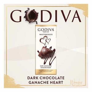 Godiva Master Pieces Dark Chocolate Ganache Heart, 86 g