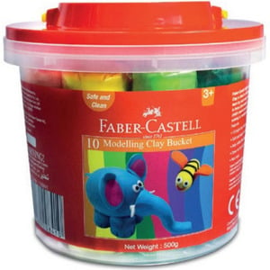 Faber-Catell Modeling Clay Bucket 10Pc
