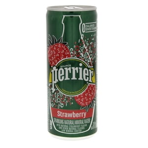 Perrier Strawberry Sparkling Natural Mineral Water 250 ml