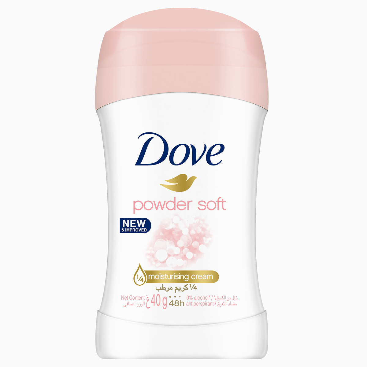 Dove Women Anti-Perspirant Deodorant Stick Powder Soft Alcohol Free 40 g
