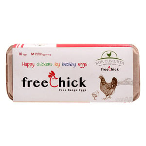 Kor Yumurta Organic Free Chick Egg 10pcs