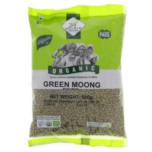 24 Mantra Organic Green Moong 500 g