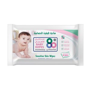 Momeasy Sensitive Skin Baby Wipes 80 pcs