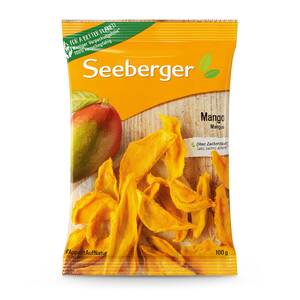 Seeberger Dried Mango Strips, 100 g