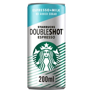 Starbucks Doubleshot No Added Sugar Coffee Drink 200 ml